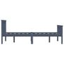 Bed Frame Grey Solid Pinewood 135 x 190 cm Image 2