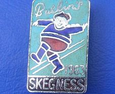 BUTLINS SKEGNESS 1963 (holiday camp, Lincolnshire) - resident camper's enamel badge