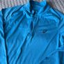 ASICS Blue Long Sleeve Zip Sports Top Size S Image 2