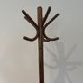 Vintage Wooden Coat Rack Image 3
