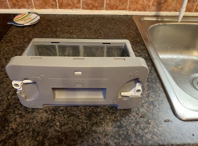 Tumble dryer drawer with filter sponge