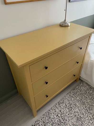 IKEA Hemnes - 3 drawer chest mustard