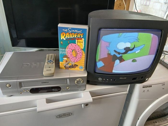 Phillips vhs player with remote
