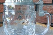 Vintage Original Bubble Glass "Haku" Beer Stein