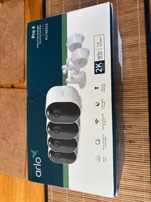 Arlo Pro 4 Spotlight 4 Camera Security Bundle