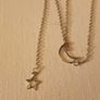 Moon and star necklace Image 2