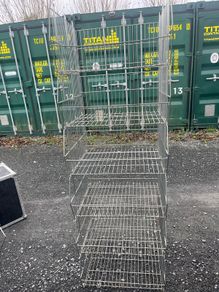 10 stackable  mesh display baskets