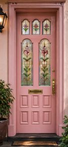 Solid Wood Victorian/Edwardian style external front door