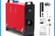 5kw All In One Diesel Heater 12V w Silencer LCD Remote Air Heater Thermostat Caravan Diesel Car Heater Motorhome RV