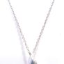 Vintage Sterling Silver 925 Tear Drop Pendant and chain  length 15,5" - 5,25g Image 5