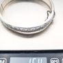Vintage Sterling Silver Bangle, Signed Birmingham 1963 Image 8