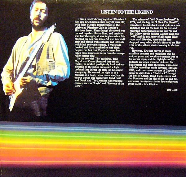 Eric Clapton  Backtrackin X2LPS
