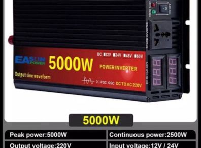 New inverter 24v unit   Also 12v available  12v and 24v at 140 euro each  5000w 12v or 24v unit available for 140 each collected in balbriggan or post extra 6 euro