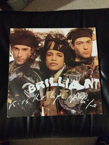 Brilliant Kiss the lips of life lp (synth pop) rare irish press (members inc. Jimmy Cauty KLF / Youth Killing Joke)