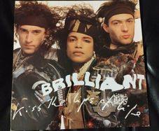Brilliant Kiss the lips of life lp (synth pop) rare irish press (members inc. Jimmy Cauty KLF / Youth Killing Joke)