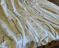 Lined curtains