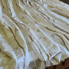 Lined curtains