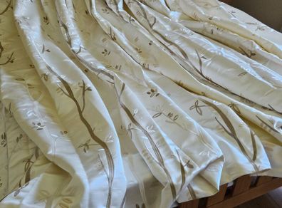 Lined curtains