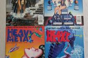 Lot of 4 Heavy Metal Magazines Comics 1984/85