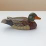Wooden hand painted duck  H 7cm Image 4