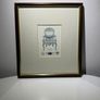 Pair of Vintage Framed Marina Romagnoli Chair Prints Image 8