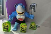Zuru Smashers Mega Horror House Blood Shark interactive figure with coffin weapon and mini monsters