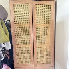 Rattan Wardrobe New