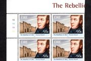 2003 Ireland Centenary of 1803 Rebellion (41c Robert Emmett, 50c Thomas Russell &amp; 57c Anne Devlin) Commemorative Stamps Plate Blocks 1A1A1A1A Set Mint Never Hinged (MNH)