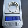 9ct White gold ring with 5 stones Aquamarine Image 6