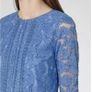 REISS blue lace dress Image 4