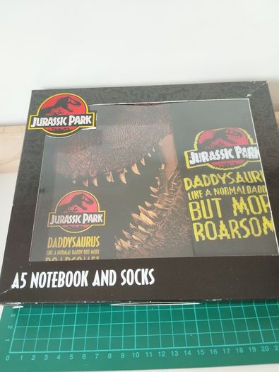 Jurassic Park A5 Notebook & Socks Gift Set