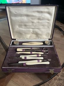 Antique manicure set