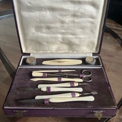 Antique manicure set