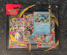 FREE Tracked Shipping. Pokemon Mega Evolution 3 pack blister (Golduck)