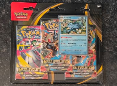FREE Tracked Shipping. Pokemon Mega Evolution 3 pack blister (Golduck)