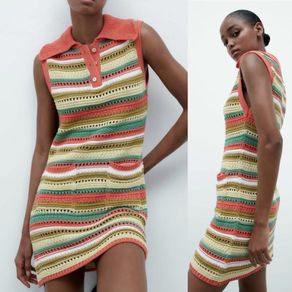 zara viral knit dress