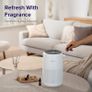 Air Purifier for Bedroom Home, Quiet HEPA Filter Cleaner with Fragrance Sponge & 3 Speed for Better Sleep, Air Frenshener, Allergies, Dust, Pet Dander, Odour, Smoke, Office, Desktop, Core Mini Image 9
