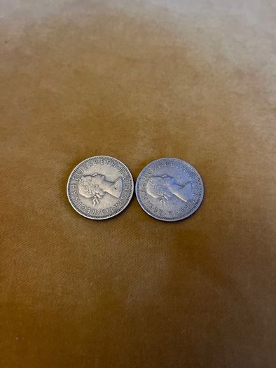 Elizabeth Ii. Florin/two Shillings 1963 And 1966