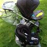 Mamas and Papas Pushchair, Car Seat,  2 rain covers Image 9
