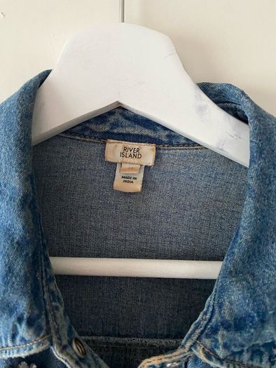 2 River Island denim shirts