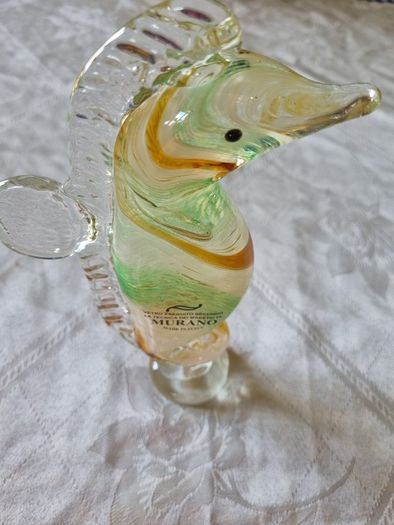 Murano glass water horse