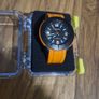 HEAD Unisex Analogue Quartz Watch with Silicone Strap H160101, black/orange, Strap. Image 6