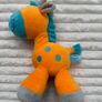 Palz Orange Plush Soft Giraffe His neck is a bit too loose Used Please look at the pictures Image 4