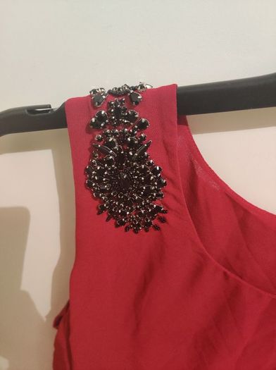 New Look Inspire burgundy embroidered top size UK20/22 EU48/50 Postage included