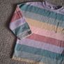 NEXT 100% Cotton Rainbow Sweater (6to7 Years) Like New Image 2