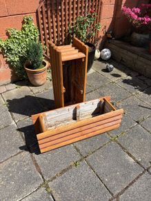 wooden planters