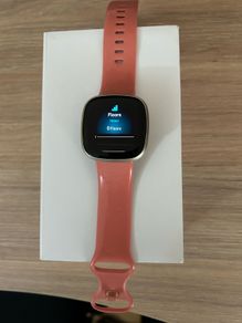 Fitbit Versa 3 Activity Tracker - Pink Clay/Soft Gold