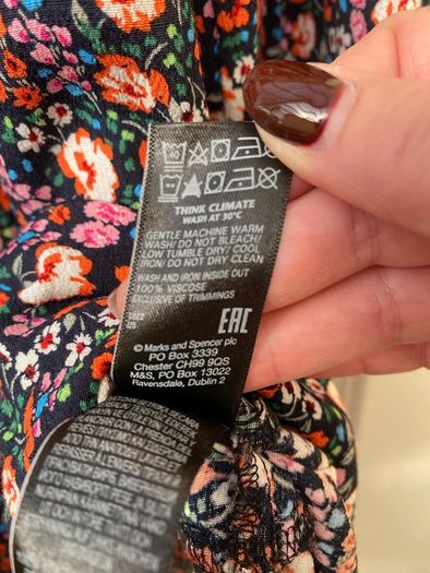 M&S floral dress size 18 petite BNWT