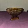 Indiana Glass Amber Footed candy dish Image 4
