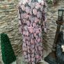 80s vintage Pink Floral dress Ara Ara Modell made in West Germany Postage Included Image 5